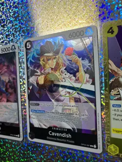 One Piece Card Game Foil: OP04-081 Cavendish; OP06-116 Reject; OP04-082 Kyros - Image 5