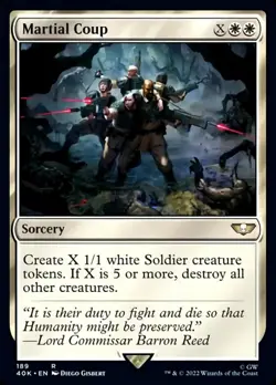 MTG Martial Coup [Warhammer 40,000] Near Mint Magic - Image 1