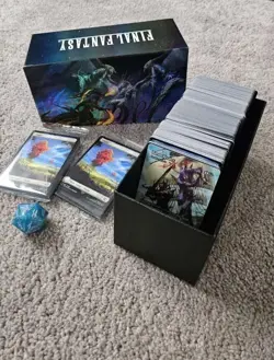 Final Fantasy MtG Gift Box, die, inserts and bulk. 500+ C, U, L and cheap Rs. - Image 1