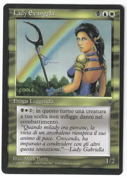 ►Magic-Style◄ MTG - Lady Evangela - Legends Italian - EX - Image 1