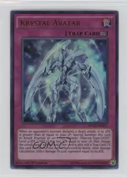 Krystal Avatar 1st Ed. YuGiOh The Dark Side of Dimensions Movie Pack a3q - Image 1