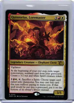 MTG Quintorius, Loremaster, NM-Mint, (MOM #0250) Regular - Image 1