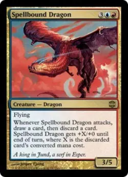 Spellbound Dragon - Medium Play MTG Alara Reborn - Image 1