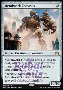 Metalwork Colossus 1x FOIL KLD MTG Kaladesh Rare MINT artifact - Image 1