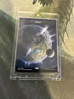 MTG Island (241) (Borderless) - Unfinity (UNF) #241 Magic the Gathering - Image 4