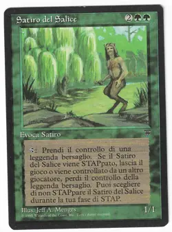 ►Magic-Style◄ MTG - Willow Satyr - Legends Italian - Good/EX - Image 1
