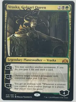 MTG Vraska, Golgari Queen Guilds of Ravnica Regular - Image 1