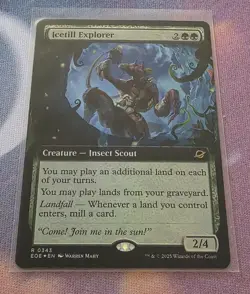 MTG Icetill Explorer Foil (Extended Art) | Edge Of Eternities Near Mint - Image 1