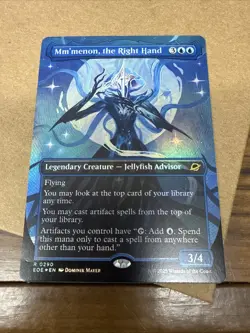 Mm'menon, the Right Hand Borderless Foil Edge of Eternities MTG R 0290 - Image 1