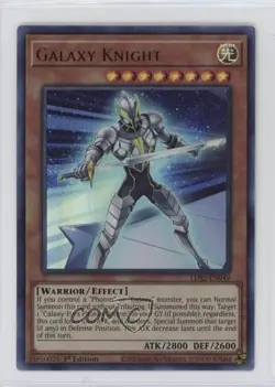 Galaxy Knight Ultra Rare 1st Ed. YuGiOh Legendary Duelists: Season 2 11n6 - Image 1