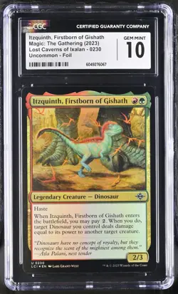 ITZQUINTH, FIRSTBORN OF GISHATH The Lost Caverns of Ixalan Foil CGC 10 MTG - Image 1