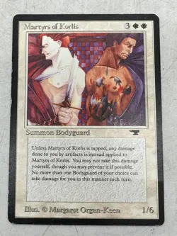 Magic the Gathering Martyrs of Korlis - Antiquities (ATQ) MtG - Image 1