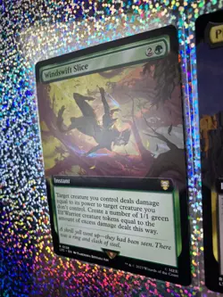 MTG Regular Extended Art: 0146 Pippin, Warden of Isengard; 0128 Windswift Slice - Image 5