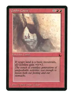 Goblin Caves (NM) The Dark DRK Magic MTG Magic the Gathering - Image 1