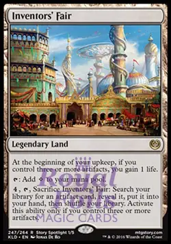 Inventors' Fair 1x FOIL KLD MTG Kaladesh Rare MINT land - Image 1