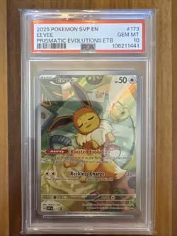 Eevee 173 Sv: Scarlet & Violet Promo Cards Holo PSA 10 Pokemon - Image 1