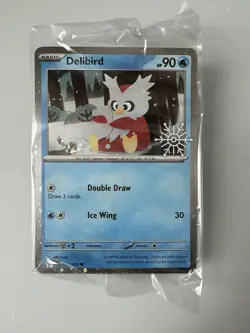 Pokemon 2025 Holiday Advent Calendar Stamped Delibird 046/193 SEALED - Image 1