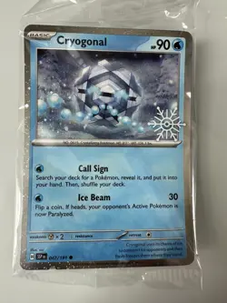 Pokemon 2025 Holiday Advent Calendar Stamped Cryogonal 047/191 SEALED - Image 1
