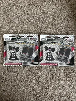 Pokemon TCG Scarlet Violet White Flare 3Pk Blister Tech Sticker Collection Lot 2 - Image 1