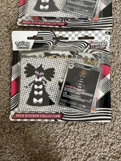Pokemon TCG Scarlet Violet White Flare 3Pk Blister Tech Sticker Collection Lot 2 - Image 4