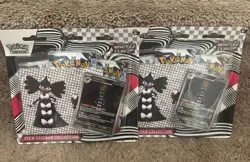 Pokemon TCG Scarlet Violet White Flare 3Pk Blister Tech Sticker Collection Lot 2 - Image 1