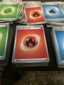 Fire Energy! 40 Pack for Deck Building. Great for Play Cards Pokemon TCG NM - Image 1