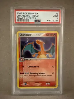 Pokemon Charizard EX Power Keepers Holo Rare #6 PSA 9 Mint - Image 1