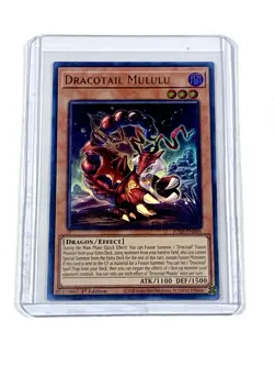 Dracotail Mululu JUSH-EN005 YuGiOh! Collector’s Rare 1st Ed - Image 1