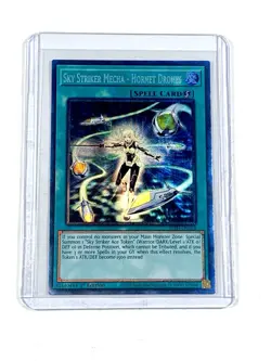 Sky Striker Mecha Hornet Drones JUSH-EN053 YuGiOh! Collector's Rare 1st Edition - Image 1