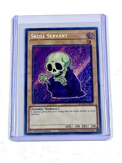 Skull Servant Blmm-en002 YuGiOh! Chibi Secret Rare 1st Ed - Image 1