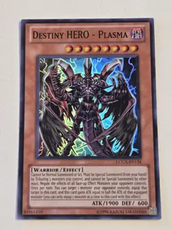 Destiny HERO - Plasma LCGX-EN134 Super Rare Yugioh GX Unlimited Edition NM - Image 1