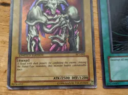 1996 Yu-Gi-Oh YuGiOh Cards Summoned Skull & Dark Hole BPT-002 / LOB-052 - Image 5