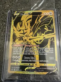 Pokemon TCG Zacian V SWSH Promo Holo Card SWSH076 Sealed Mint In Hand New - Image 1