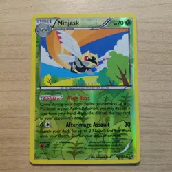 Ninjask 10/108 - LP REVERSE HOLO XY Roaring Skies - 2015 Pokemon TCG Card - Image 1