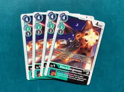 BlackGargomon EX4-035 Playset Alternative Being Booster Digimon Card x4 - Image 1