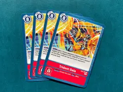 Trident Gaia EX4-065 Playset Alternative Being Booster Digimon Card x4 - Image 1