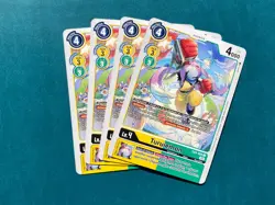 Turuiemon EX4-025 Playset Alternative Being Booster Digimon Card x4 - Image 1