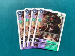 Wendigomon EX4-054 Playset Alternative Being Booster Digimon Card x4 - Image 1