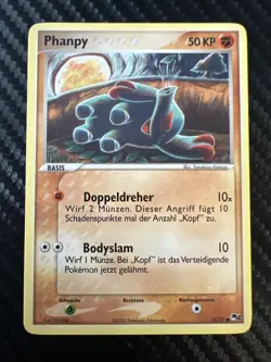 Phanpy 015/017 POP Series 2 Regular Pokemon Card Pokemon Promo - Image 1