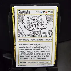 1x Wowzer, the Aspirational, Mystery Booster 2 'Playtest' Card, MTG NM - Image 1