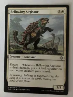 Bellowing Aegisaur 004/279 NM MTG Card English - Image 1