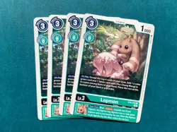 Lopmon EX4-034 Playset Alternative Being Booster Digimon Card x4 - Image 1