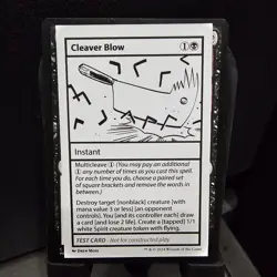 ​Cleaver Blow - Mystery Booster 2 Playtest Cards [Near Mint] [Magic MTG] - Image 1