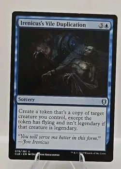 Irenicus's Vile Duplication MTG Commander Legends: Battle for Baldur's Gate Reg - Image 1