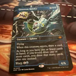 Quantum Riddler (305) Borderless Edge of Eternities EOE MTG Magic - Image 1