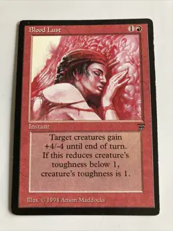 Blood Lust Legends MTG LP - Image 1