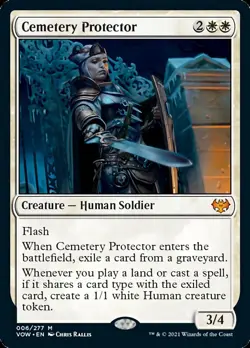 MTG Cemetery Protector [Innistrad: Crimson Vow] Near Mint Magic - Image 1