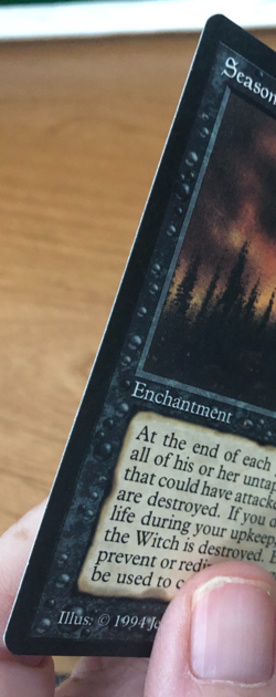Season of the Witch MTG The Dark: NM - Image 4