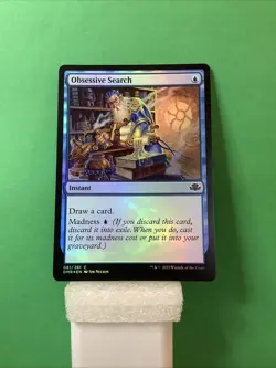 MTG DMR: Obsessive Search (Instant) Dominaria Remastered Foil 061/261 - Image 1