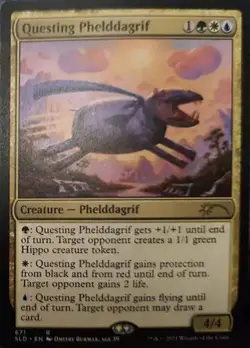 MTG Questing Phelddagrif (671) [Secret Lair Drop Promos] Near Mint Magic - Image 1
